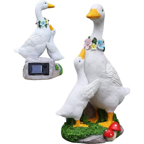 für den Außenbereich solarbetriebene Figur aus Kunstharz