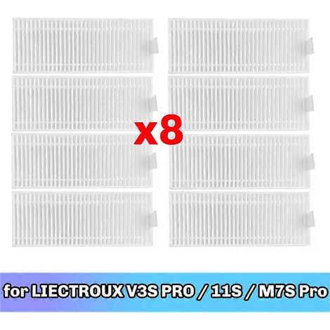 Repuestos para aspiradoras robot LIECTROUX V3S PRO / 11S / M7S Pro: Filtro HEPA y accesorios de repuesto. (1/4)