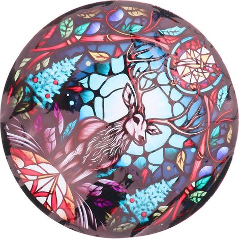 TOYANDONA Autocollant Statique Anti-collision 3d pour Fenêtre Vitrail, Décoration Colorée Petit Cerf, Film Adhésif pour Vitres, Protection Oiseaux, Autocollant Décoratif pour Salon, Facile
