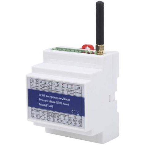 Alarme de surveillance à distance de température d'humidité SMS GSM, thermomètres intérieurs Alarme de température Alerte de panne de courant (1/5)