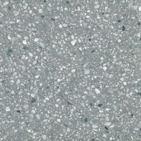 Véritable Carreau Terrazzo fond gris inclusions blanc Bardiglio 60x60 cm boîte de 0.72m2 Satiné - Gioia Materia (1/4)