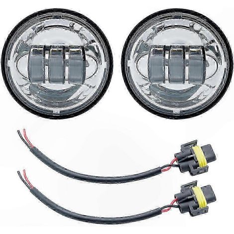 5-Zoll-LED-Motorradnebelscheinwerfer – Set mit 2 wasserdichten 30-W-Tagfahrlicht-Zusatzscheinwerfern für alle Arten von Zweirädern (1/5)