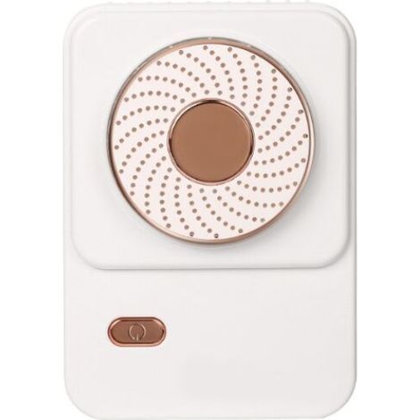 Mini ventilateur de cou USB sans pales, haute ventilation, portable, blanc – DELKEVIC (1/3)