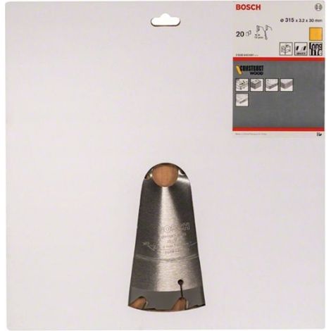 Hoja de sierra circular CW WO S 315x30-20  BOSCH 2608640691