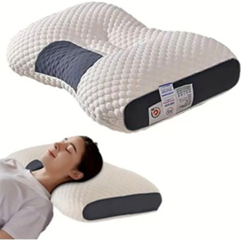 Oreillers cervicaux anti-ronflement 2024 pour un sommeil réparateur - Oreillers pour les douleurs cervicales et des épaules (1/5)