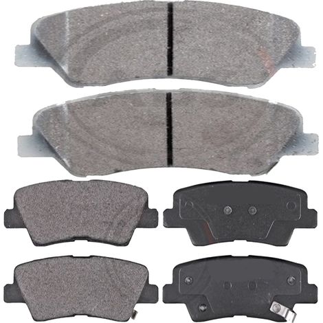 KIT PASTIGLIE FRENO ANTERIORI E POSTERIORI compatibile con HYUNDAI i10 (BA,IA) / PASTIGLIE FRENANTI AUTO OEM FDB4920,FDB4387 / SOSTITUZIONE DIRETTA / BASSA POLVERE / SILENZIOSO