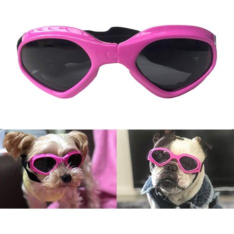 Lunettes Pour Chien - Protection UV - Cadre En PE Ajustable Pour Races Moyennes Et Petites - 1 Pièce (1/5)