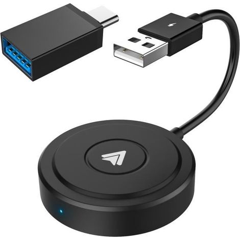 Android auto sans fil Adaptateur Android Auto sans Fil Dongle USB Android Auto pour Autoradio Android Auto Wireless Adapter (1/4)