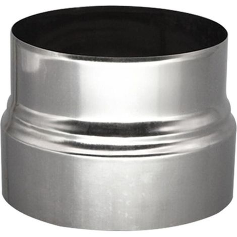 Réducteur de tuyau de poêle 120 mm à 110 mm - Raccord de poêle - En acier inoxydable - Réduction du tuyau de cheminée (1/5)
