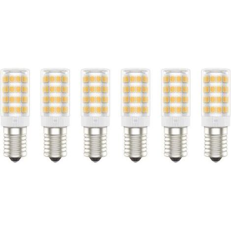 Ampoules LED E14, 5W (équivalent à 50W), Blanc Chaud (3000K), AC220-240V, Sans Scintillement, Non Dimmable, 300 Lumens, IRC80, Pack de 6 - (Blanc Chaud, 5W) [Classe énergétique A+] (1/5)