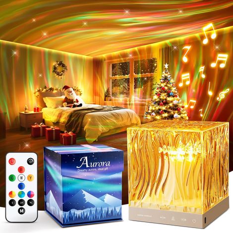 Veilleuse Musicale et Lumineuse Bluetooth 15 Bruit Blanc Veilleuse Lampe Chevet 360 Effets Lumineux Lampe de Chevet Chambre Projecteur Led Lumineux Prise Electrique Chambre (1/5)