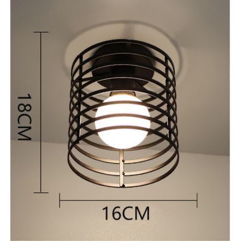 Lampe murale géométrique en fer forgé pour le salon, la cuisine, le grenier, la salle à manger, le café (ampoule non incluse) Sept couches de lumière blanche ronde E27 (1/5)