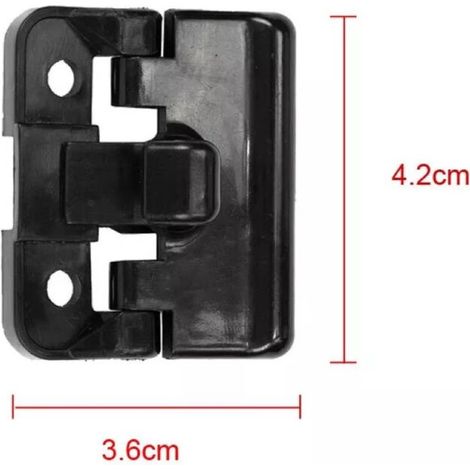 Loquet de couvercle de console centrale, boucle de boîte d'accoudoir central de voiture, accessoires automobiles durables, compatible avec Toyota (1/3)