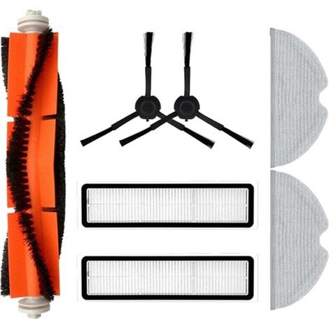 Repuestos para aspiradora robot: Cepillo principal, cepillo lateral, mopas, paños, filtros HEPA (1/4)