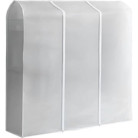 Kleiderschrankhülle, Schutzhülle, Kleiderständerhülle, großer, durchsichtiger Staubbeutel zum Aufhängen, Kleiderhüllen (120 x 50 x 150 cm) (1/5)