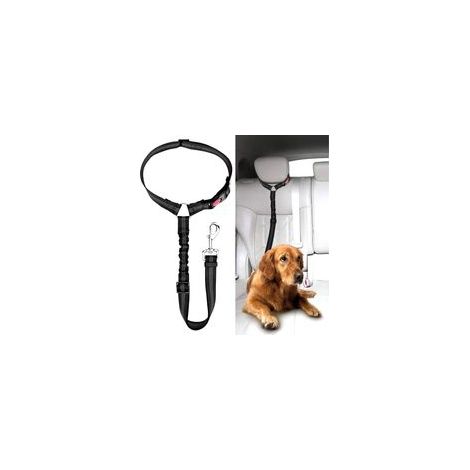 Ceinture Chien Voiture, Universel Harnais Voiture Réglable pour Chien & Chat avec Absorption des Chocs,Ceinture de Sécurité-72-84cm (1/5)