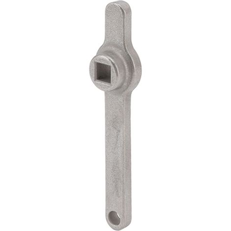 Clé de purge de radiateur en acier inoxydable 304, pour radiateur avec trou de 5 mm et tête unique. (1/5)