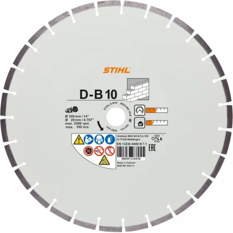 Disque à tronçonner diamanté Stihl 08350907043 300 mm