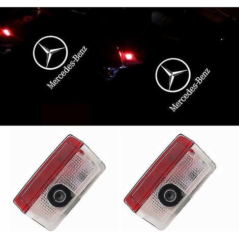 2 LED-Logoprojektoren für Mercedes-Benz GLS/GLC/GLB/GLA/A/B/C/E-Klasse-Autotüren