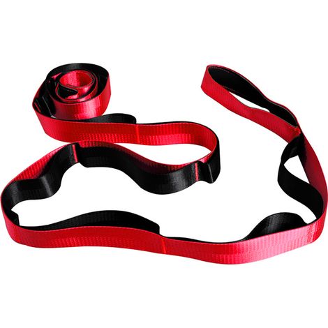 Sangle De Yoga - Non Élastique - Nylon Résistant - Pour Étirements Et Soulagement Des Douleurs Lombaires - 240 X 3,8 Cm - 1 Pièce (1/5)