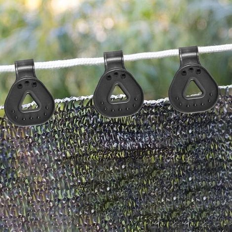 10er-Pack robuste Schattentuch-Clips, Planen-Clips, Schattentuch-Befestigungsclip für Sonnenschutznetz. (1/5)