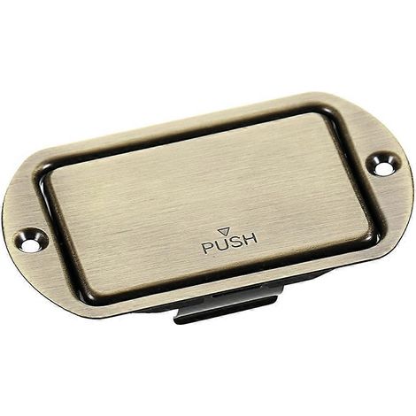 Boîtier pour pile 9V pour guitare, compartiment à pile ovale avec bouton-poussoir, pour guitare active (1/5)
