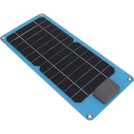 Chargeur solaire portable étanche 8 W 5 V pour batterie de voiture, bateau, remorque ou camping-car. (1/5)