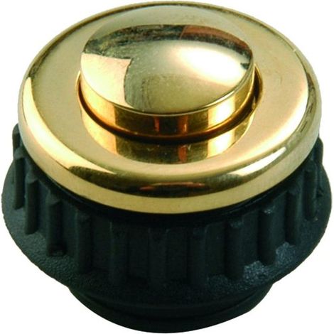 Unitec, 40781, Pulsante da incasso, colore: Ottone dorato