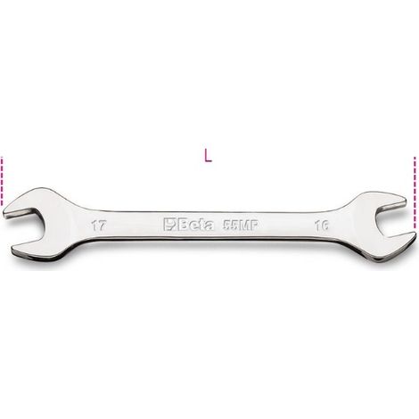 BETA - 55MP/18X19 CHIAVE A FORCHETTA CROMATA 18X19MM (1/2)