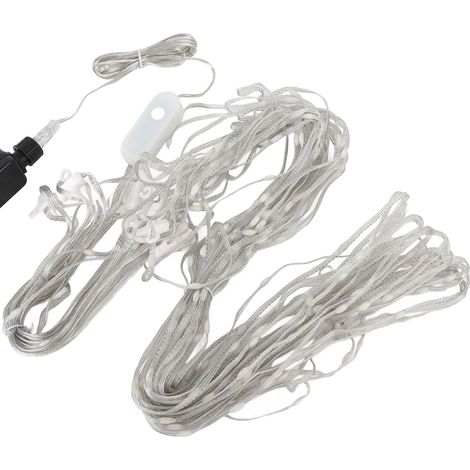 Intelligente Lichterkette (3 x 3 m) mit 300 LEDs, RGB-Farbwechsel, Musik- und Sprachsteuerung per App, ideal für Festivals und Partys, EU-Stecker (200–240 V). (1/5)
