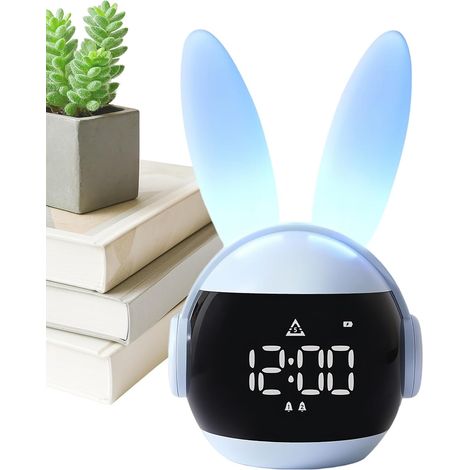 Réveil Pour Lapin Tactile avec Fonction Veilleuse (1/5)