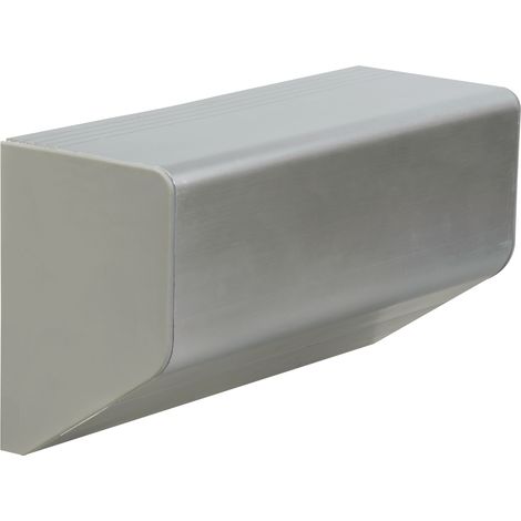 Aluminium-Abdeckung AS für EF550L & EF300/550Z mit Flanschen - Satiniertes Aluminium - SEWOSY - EF550C (1/2)
