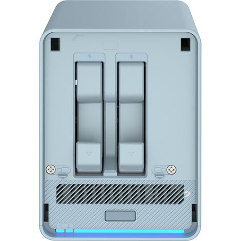 QNAP QMiroPlus-201W NAS Desktop Ethernet/LAN Blau J4125 (1/4)
