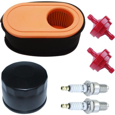 937-05065 951-12260 Air Filter + 951-12690 Oil Filter Spark Plug for Craftsman Powermore 420CC T1000 T1200 R1000 LT4200 CC760ES Lawn Mower (1/5)