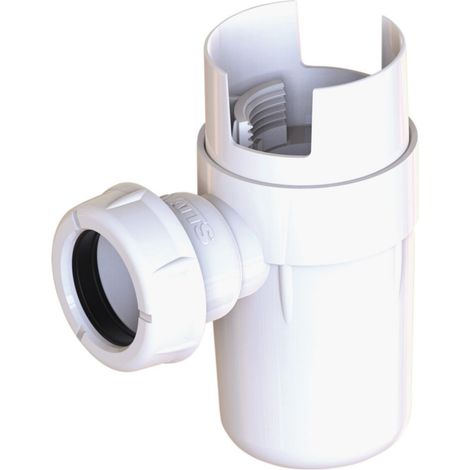 Watts – Siphon de sol NF avec déflecteur pour groupe de sécurité – Raccordement Ø32 mm – Conception anti-débordement – Garde d'eau interne