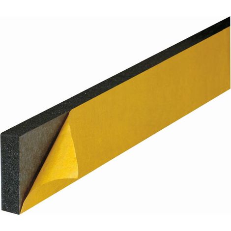 Hettich Türschutzleiste selbstklebend 750 x 70 mm 16 mm anthrazit Möbelbeschläge