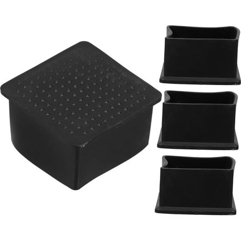 Embouts de pieds de meubles carrés en PVC antidérapants 50 x 50 mm (1/5)