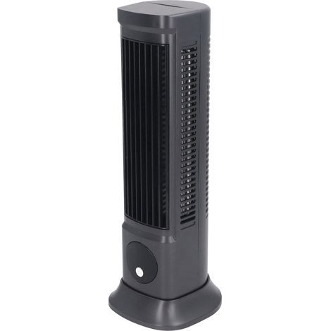 Ventilateur de bureau tour professionnel, efficace et silencieux, sans pales, à 3 vitesses réglables, pour chambre à coucher ou bureau à domicile. (1/5)
