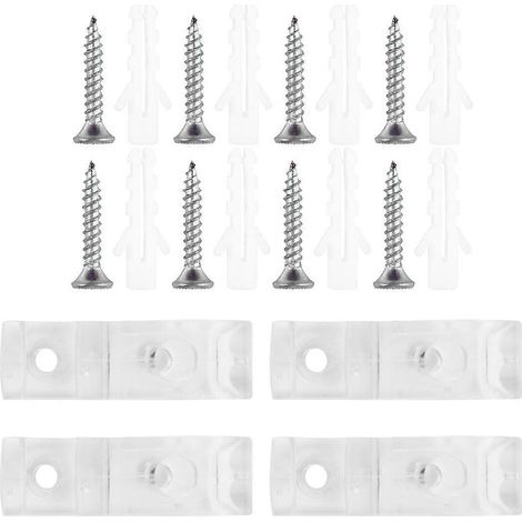1 jeu de vis et clips en plastique pour stores enrouleurs verticaux-4pcs (1/3)
