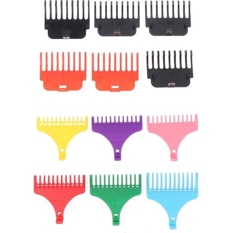 Tondeuse À Cheveux Limite Peigne Universel Noir Gardes Coiffeur Guide De Coupe For T9 Style Guides Coupe(S) S - (1/5)