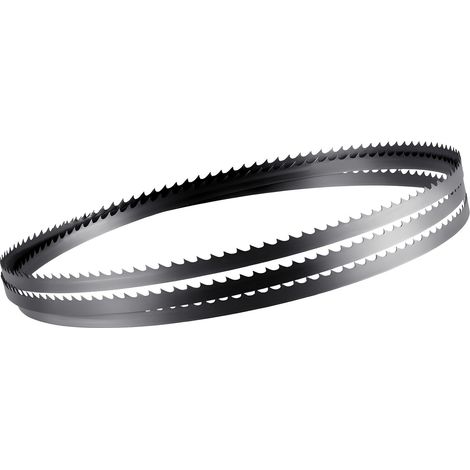 Lame de scie à ruban, 1511 mm, 6 TPI, dents trempées 15 HRC, acier carbone SK5, largeur 6,35 mm, remplacement universel pour scies à bois, lot de 1. (1/5)