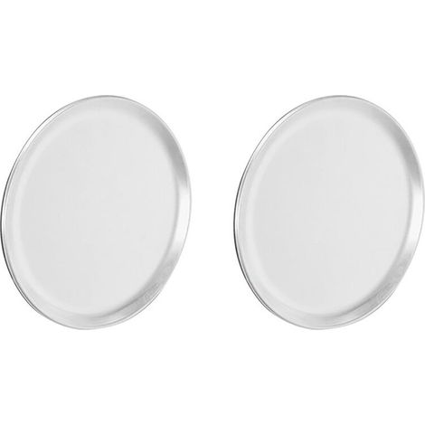 2 x Pizzablech/Pizzaschale, schmaler Rand, Aluminium, 14 Zoll (1/4)