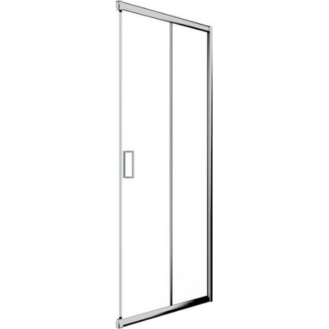 Lato doccia 90 cm per angolare scorrevole cristallo 6mm (1/5)