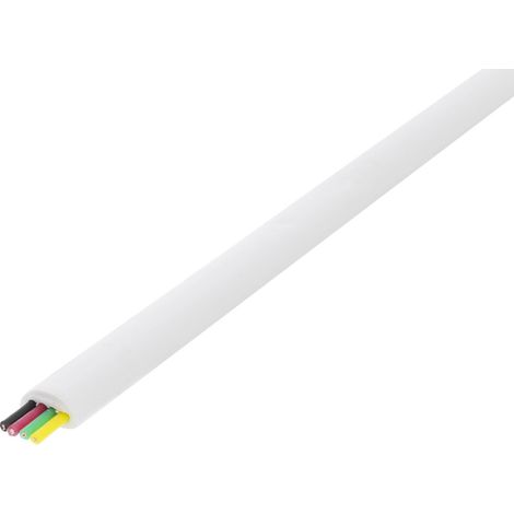 Wentronic Cable de Cinta Teléfono 4 Hilos 100 m Carrete Blanco/Blanco (1/2)