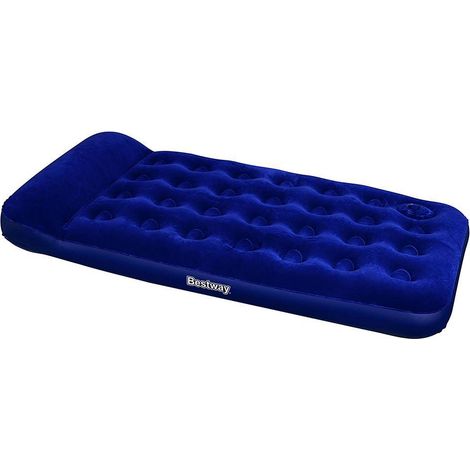 BESTWAY colchon flocado 188x99x28 cm hinchador pie 67224 , Colchón flocado 67224. -Marca: Bestway. -Modelo: 67224. -Dispone de superficie flecada para una mayor suavidad. -Parte in