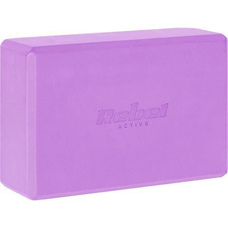 Yogablock aus EVA-Schaumstoff, Übungsblock, Pilatesblock, 120 g, Rebel (1/5)