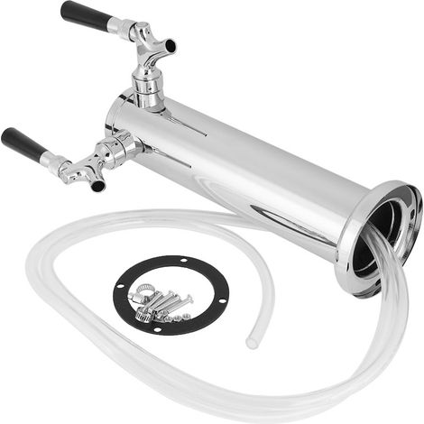 Colonne à bière en acier inoxydable avec robinet et colonne à bière à double tête (1/3)