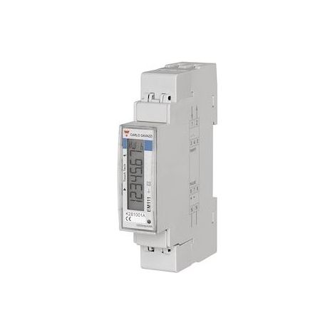 Carlo Gavazzi EM111DINAV81XO1X Contatore di energia digitale monofase 32 A diretto 230 V CA con uscita a impulsi