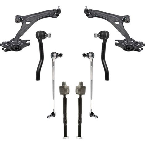 KIT BRACCIO OSCILLANTE 8 PEZZI COMPATIBILE CON HONDA CIVIC X Hatchback (FC, FK) 1.5 V / Kit Sospensione Completo OE/OEM / Bracci Oscillanti + Testine Sterzo / Sostituzione Diretta OEM