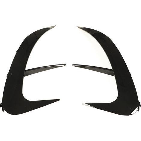 Cache de prise d'air de pare-chocs arrière, aileron, remplacement ABS pour Mercedes-Benz Classe C W206 AMG-Line (à partir de 2021), noir brillant (1/5)